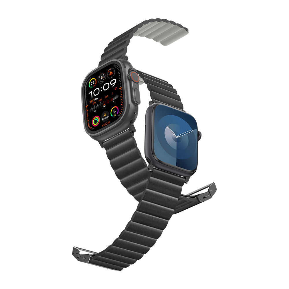 Amazing Thing Glamour Apple Watch Tüm Serilere Uyumlu Sense Deri Kordon - 6