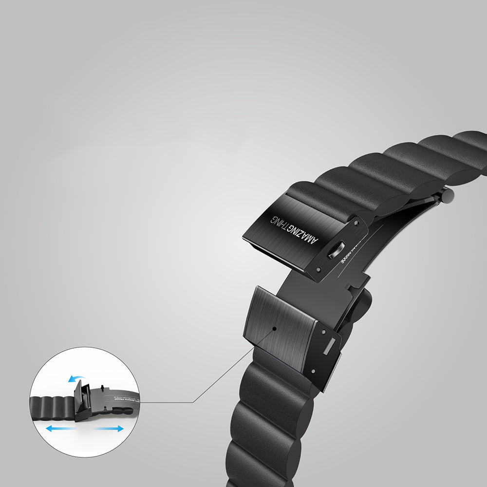 Amazing Thing Glamour Apple Watch Tüm Serilere Uyumlu Sense Deri Kordon - 14