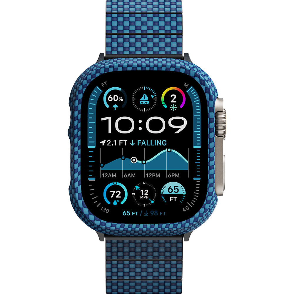 Pitaka Air Case Apple Watch Ultra 49mm 600D Aramid Fiber Classic Serisi Kasa Koruyucu