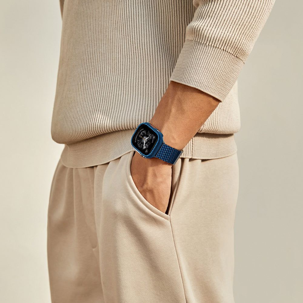 Pitaka Air Case Apple Watch Ultra 49mm 600D Aramid Fiber Classic Serisi Kasa Koruyucu