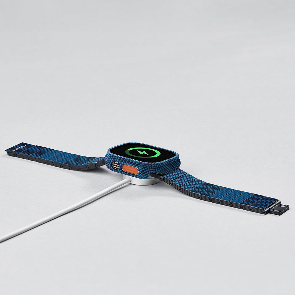 Pitaka Air Case Apple Watch Ultra 49mm 600D Aramid Fiber Classic Serisi Kasa Koruyucu