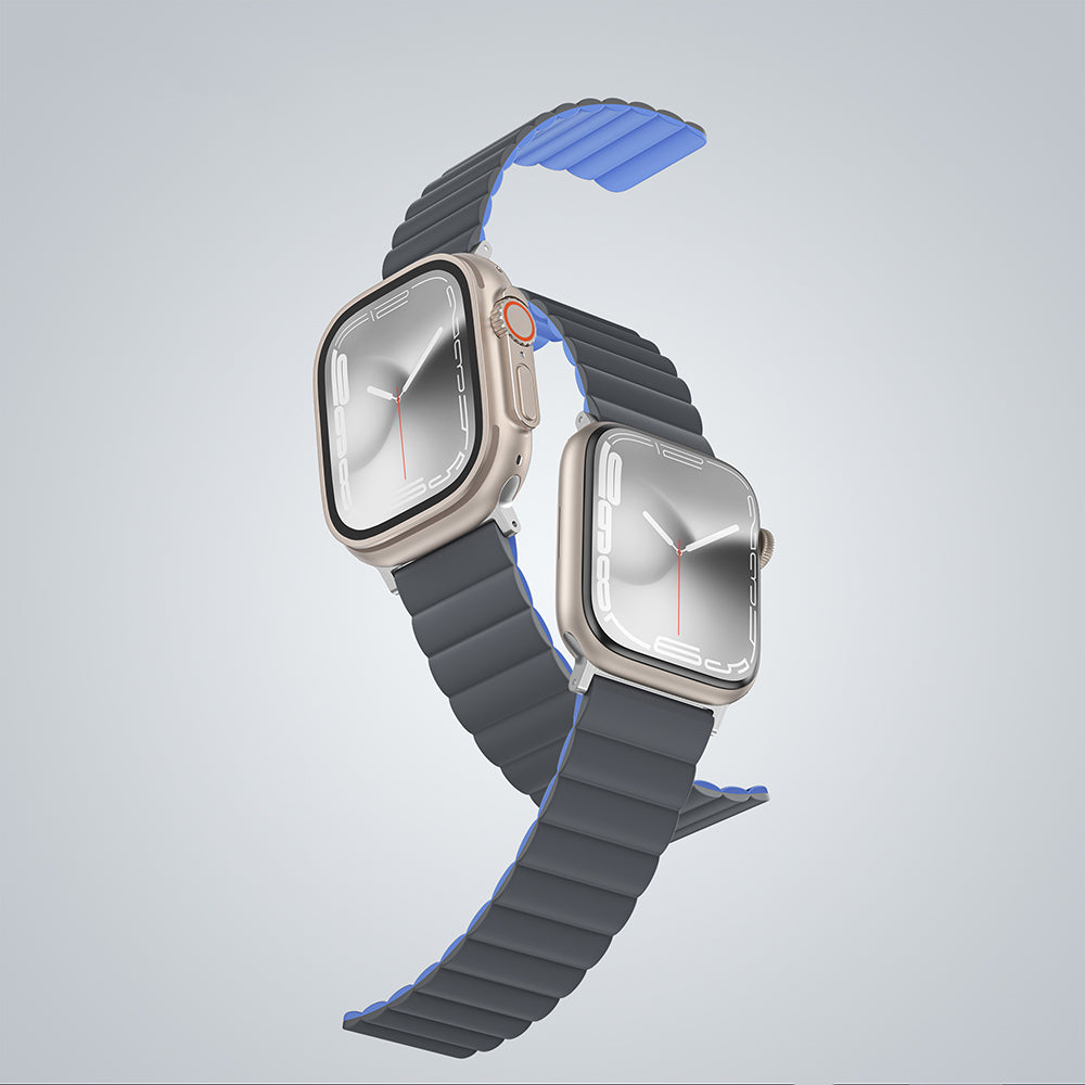 Amazingthing Smoothie Mag Apple Watch Ultra 49mm Magnetik Tak Çıkar Silikon Strap Kayış - 12