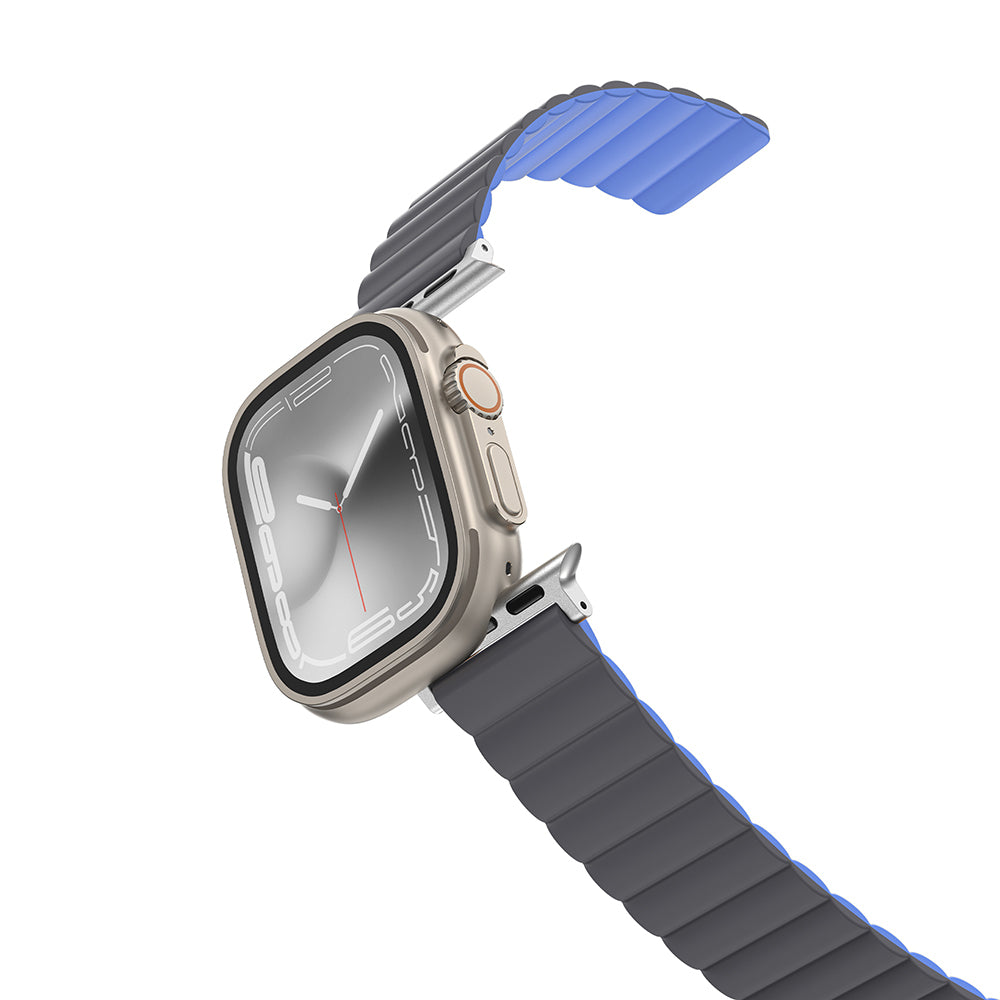 Amazingthing Smoothie Mag Apple Watch Ultra 49mm Magnetik Tak Çıkar Silikon Strap Kayış - 3