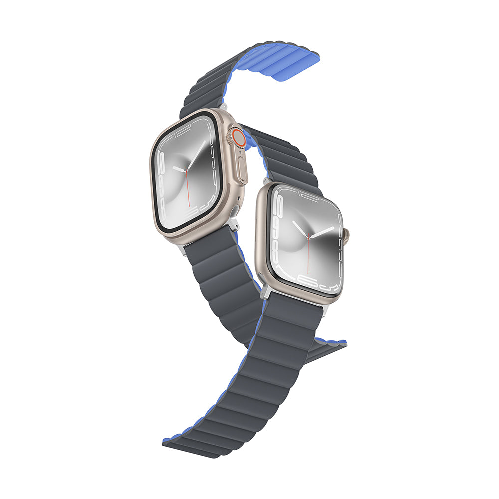 Amazingthing Smoothie Mag Apple Watch Ultra 49mm Magnetik Tak Çıkar Silikon Strap Kayış - 5