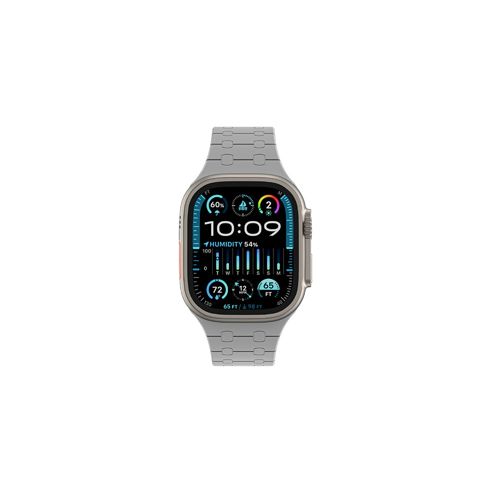 Amazingthing Smoothie Apple Watch 49mm Sport Magnetik Tak Çıkar Silikon Strap Kayış - 6