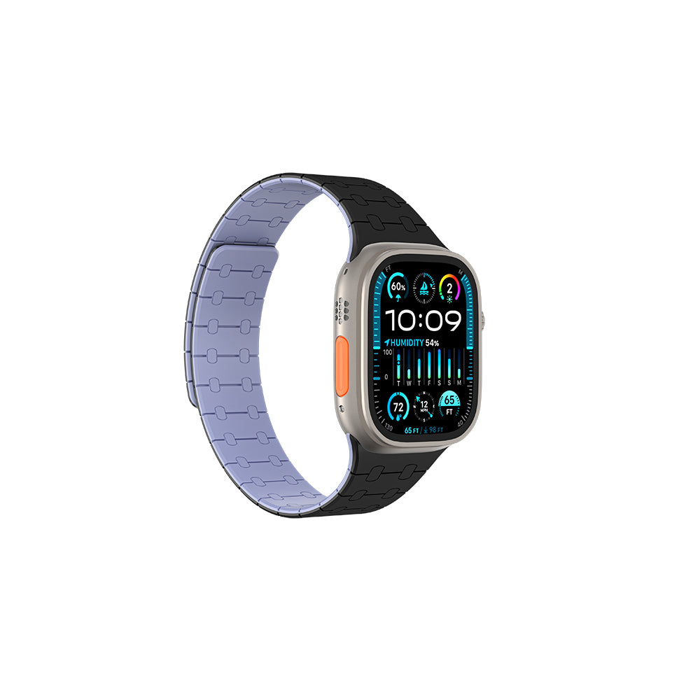Amazingthing Smoothie Apple Watch 49mm Sport Magnetik Tak Çıkar Silikon Strap Kayış - 11