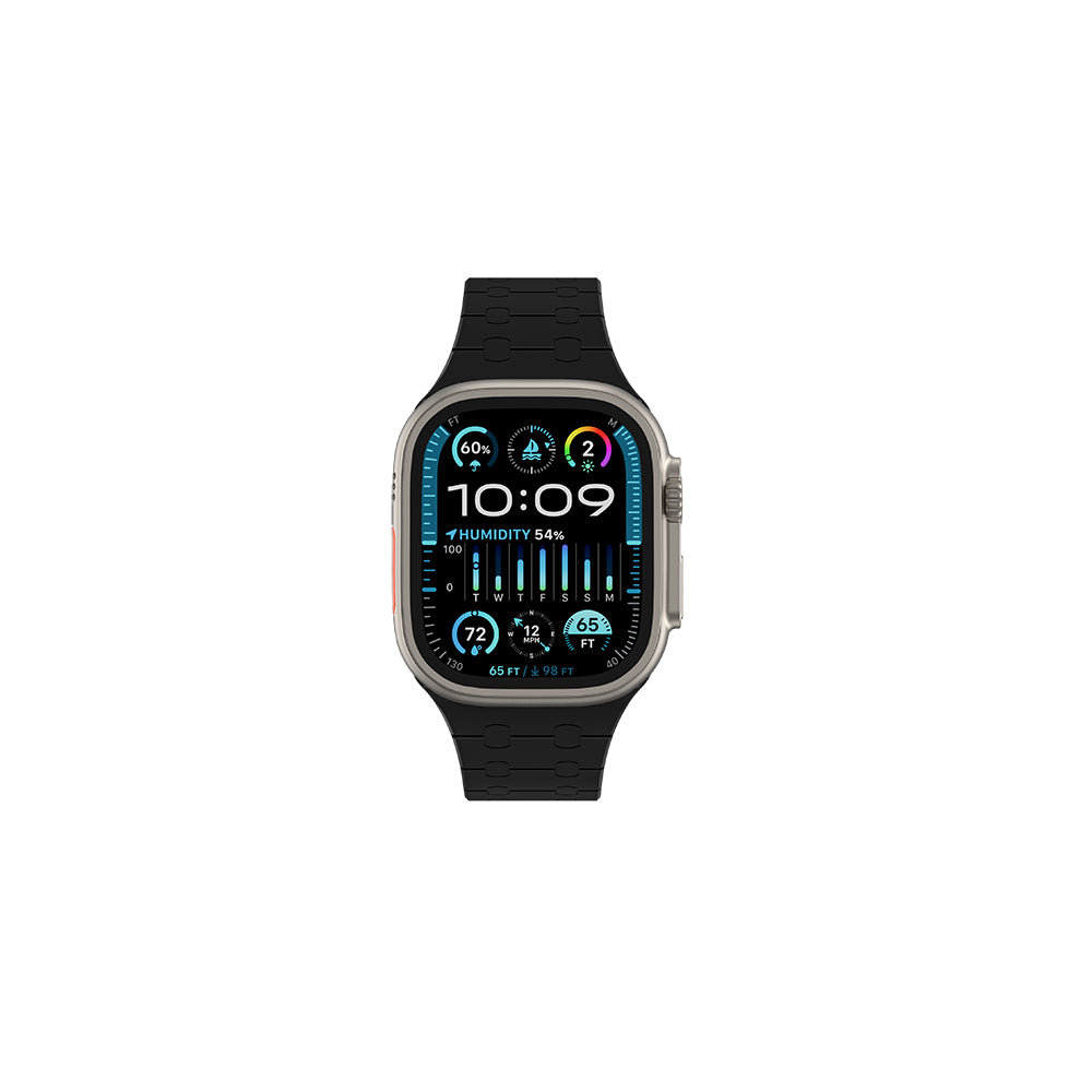 Amazingthing Smoothie Apple Watch 49mm Sport Magnetik Tak Çıkar Silikon Strap Kayış - 8