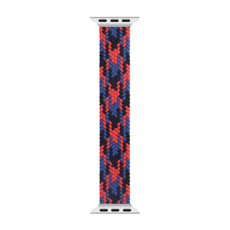Watch Ultra 49mm Kordon Wiwu Braided Solo Loop Contrast Color Large Strap Kayış - 7