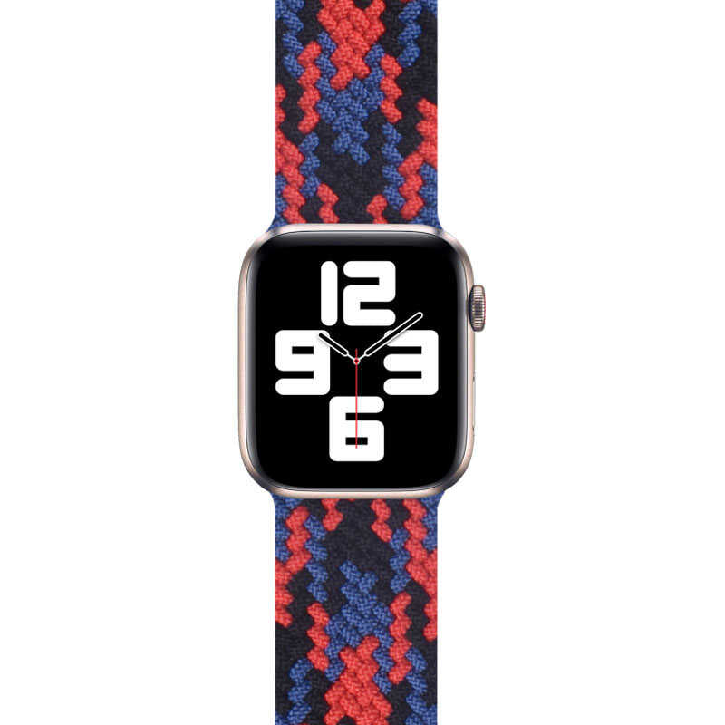 Watch Ultra 49mm Kordon Wiwu Braided Solo Loop Contrast Color Medium Strap Kayış - 10