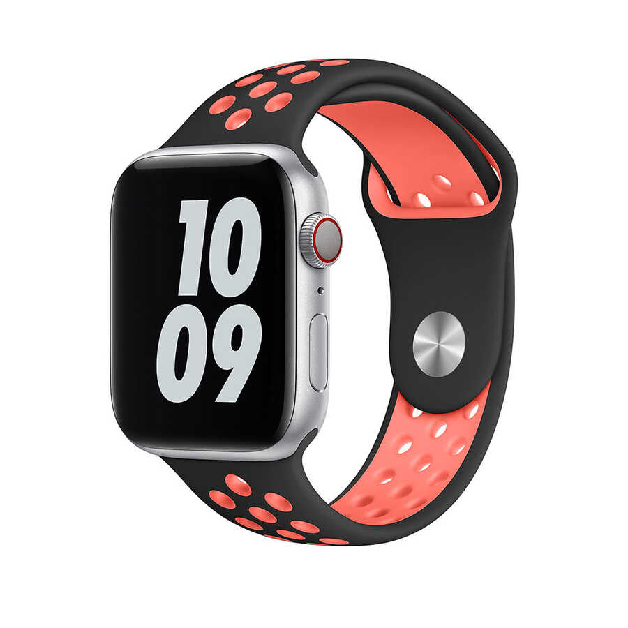 Watch Ultra 49mm Kordon Wiwu Dual Color Sport Band Silikon Strap Kayış - 10