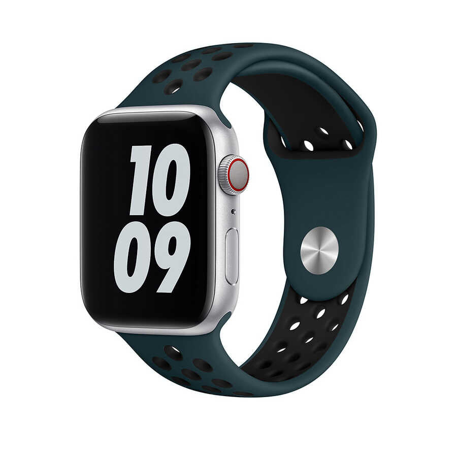 Watch Ultra 49mm Kordon Wiwu Dual Color Sport Band Silikon Strap Kayış - 11