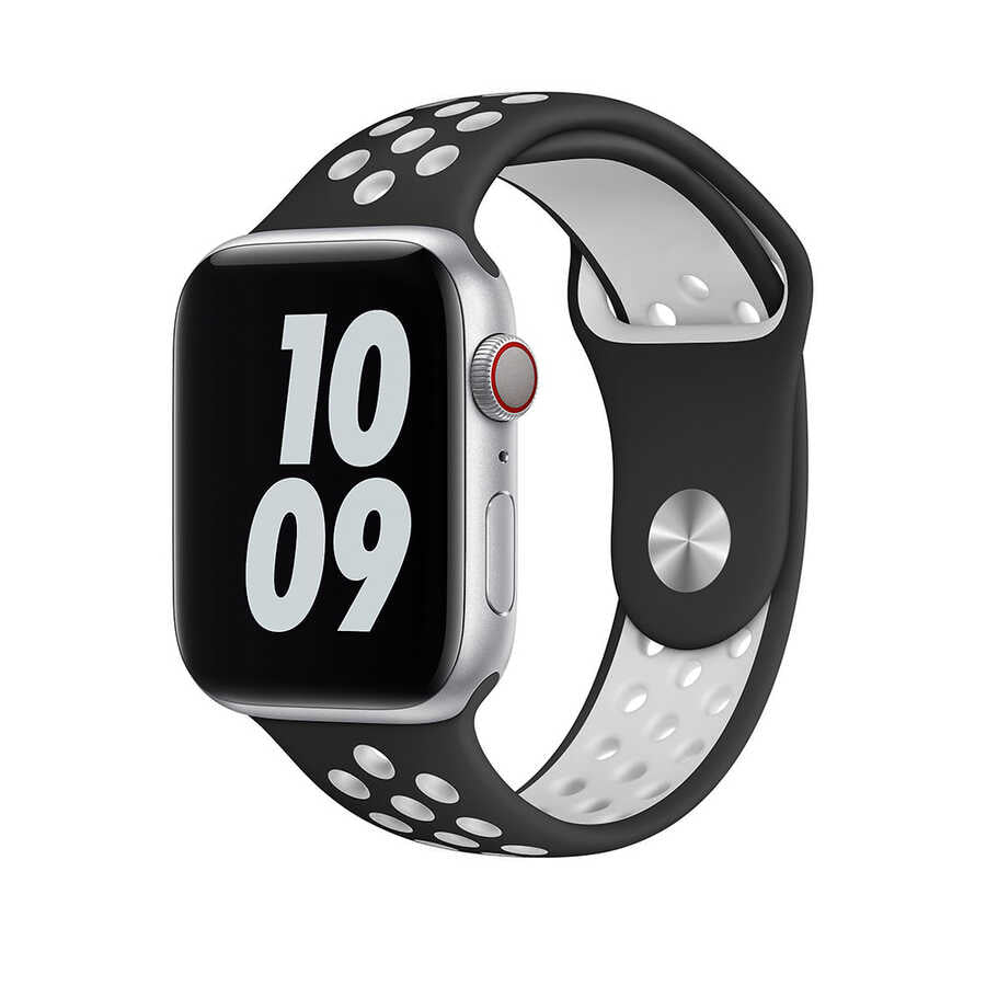 Watch Ultra 49mm Kordon Wiwu Dual Color Sport Band Silikon Strap Kayış - 6