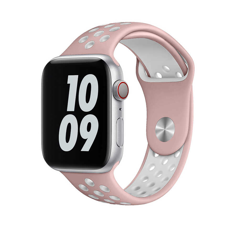 Watch Ultra 49mm Kordon Wiwu Dual Color Sport Band Silikon Strap Kayış - 9