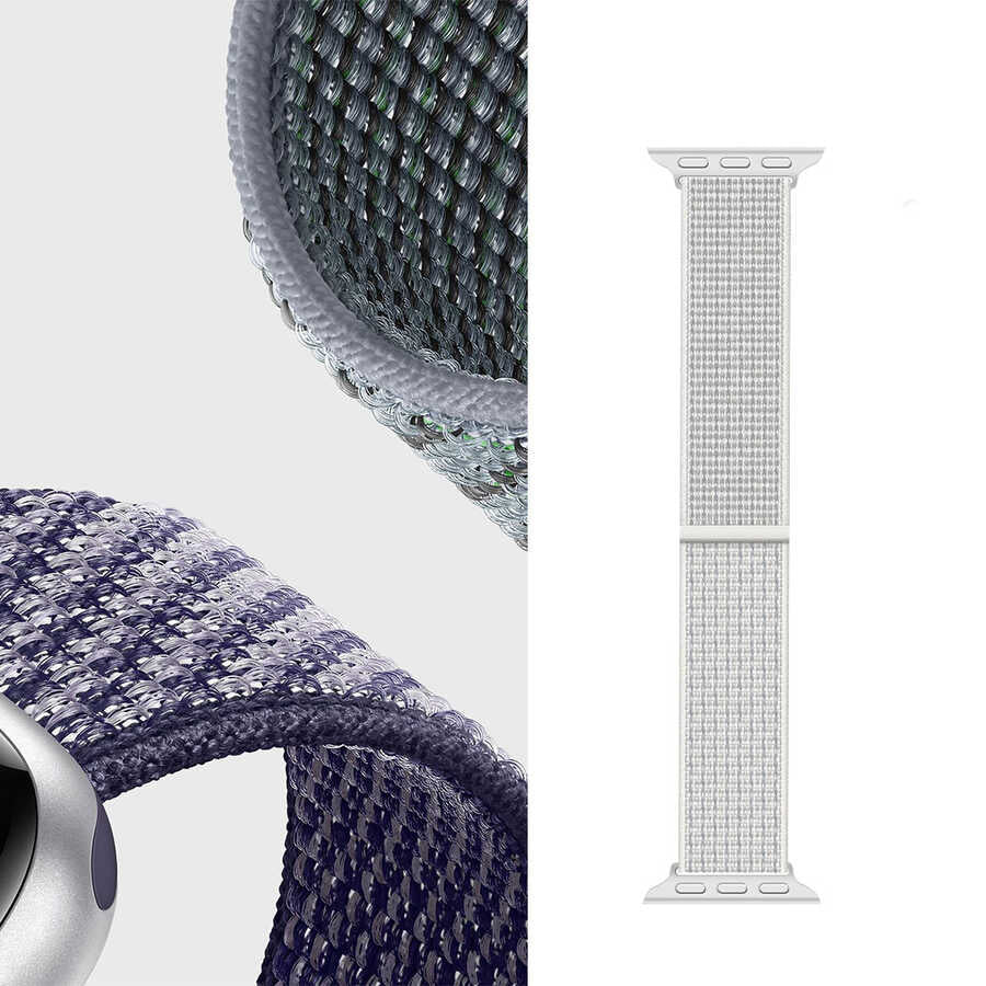 Watch Ultra 49mm Kordon Wiwu Sport Loop Hasır Strap Kayış - 3