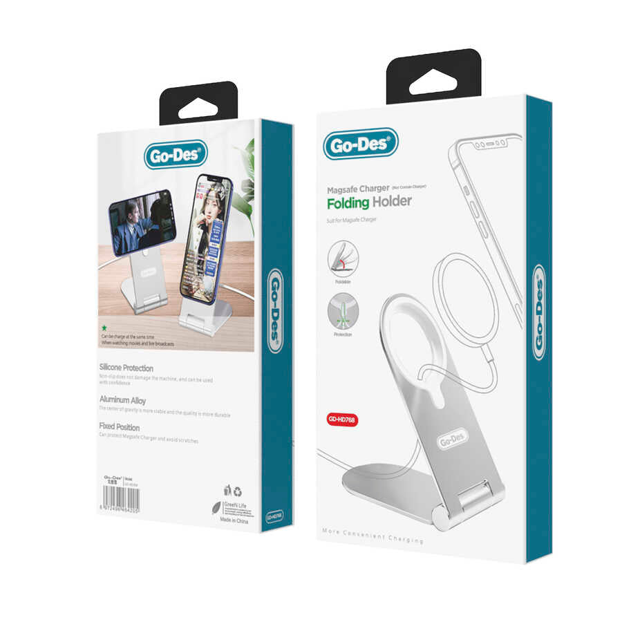 Go-Des GD-HD768 Magsafe Şarj Standı - 3