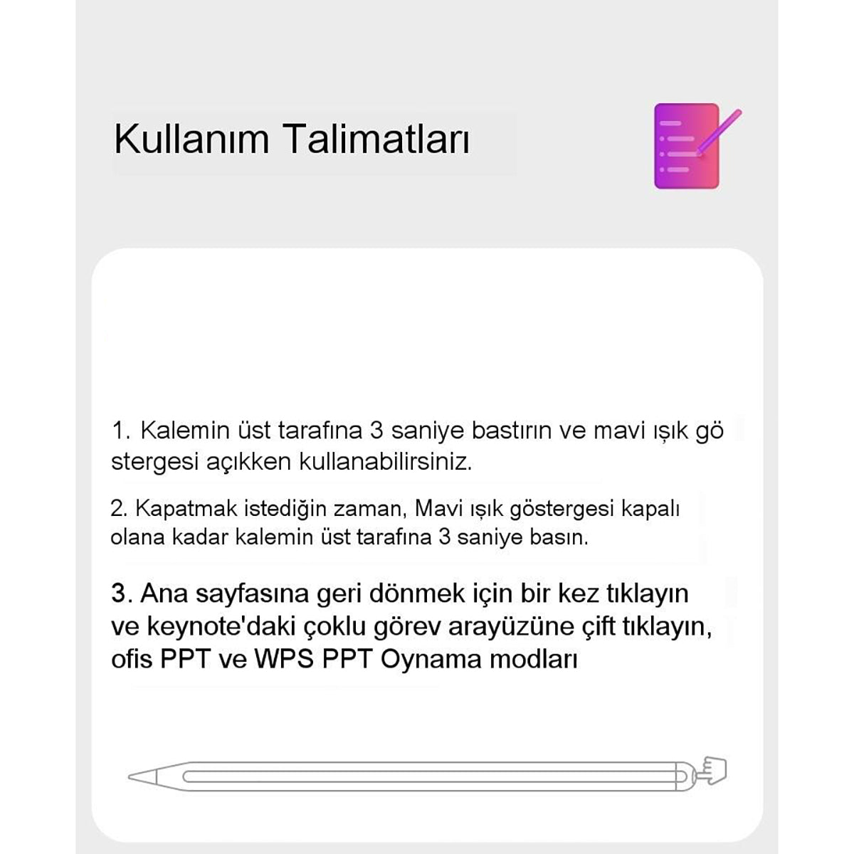 Benks Magnetik Wireless Şarj Özellikli Palm Rejection Kapasitif Dokunmatik Çizim Kalemi - 8