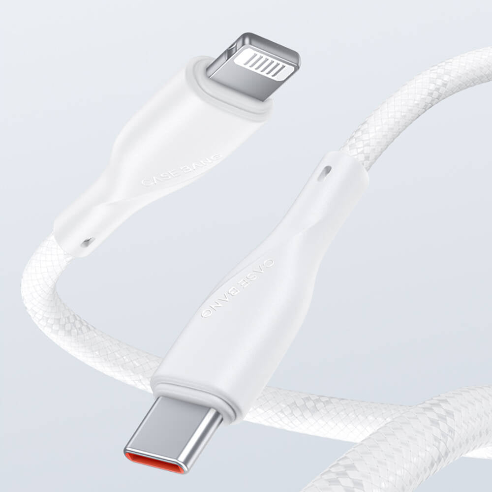 Casebang Type-C To Lightning Hızlı Şarj Özellikli Örgülü 27W PD 1 Metre Şarj Kablosu