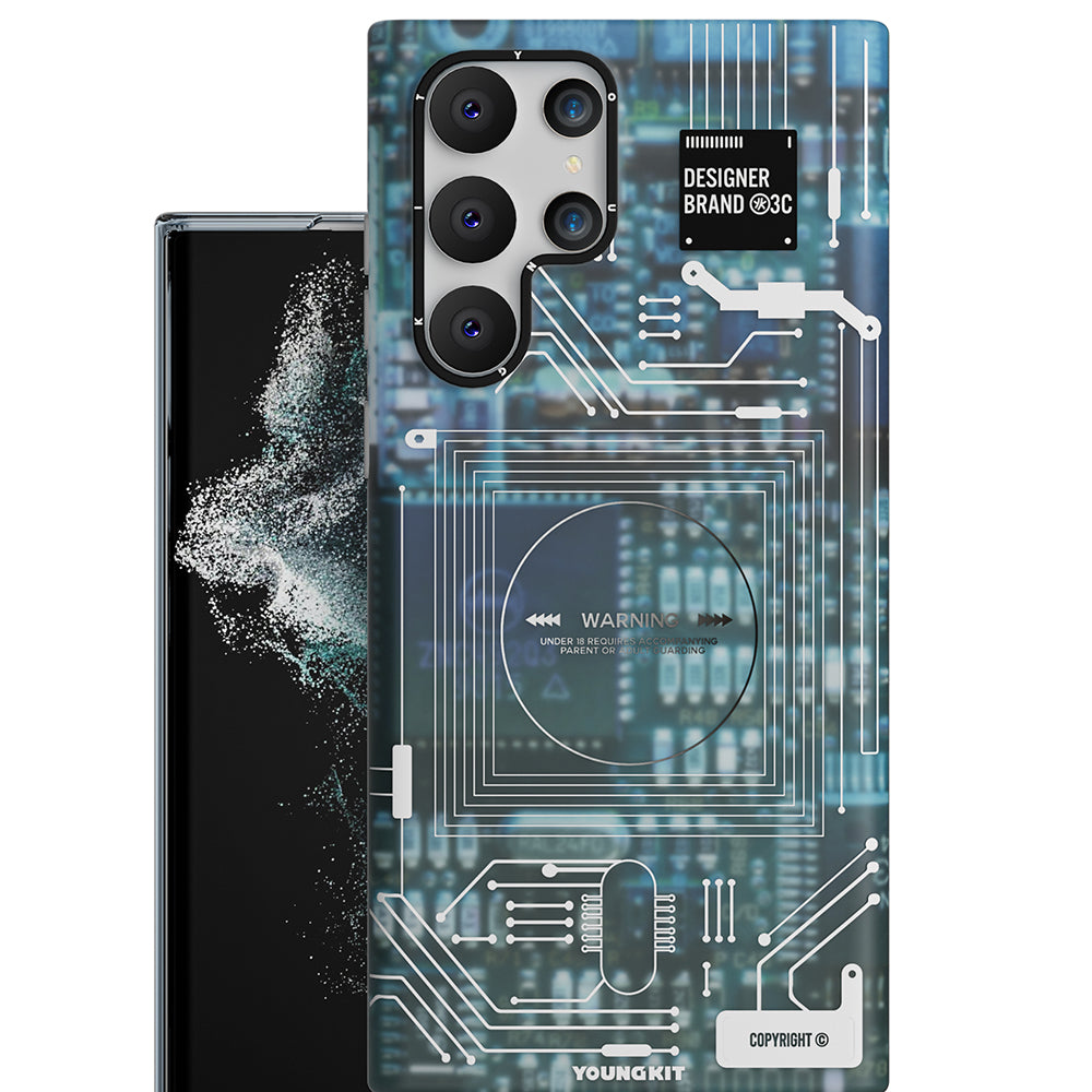 YoungKit Technology Serisi Galaxy S22 Ultra Telefon Kılıfı - 3