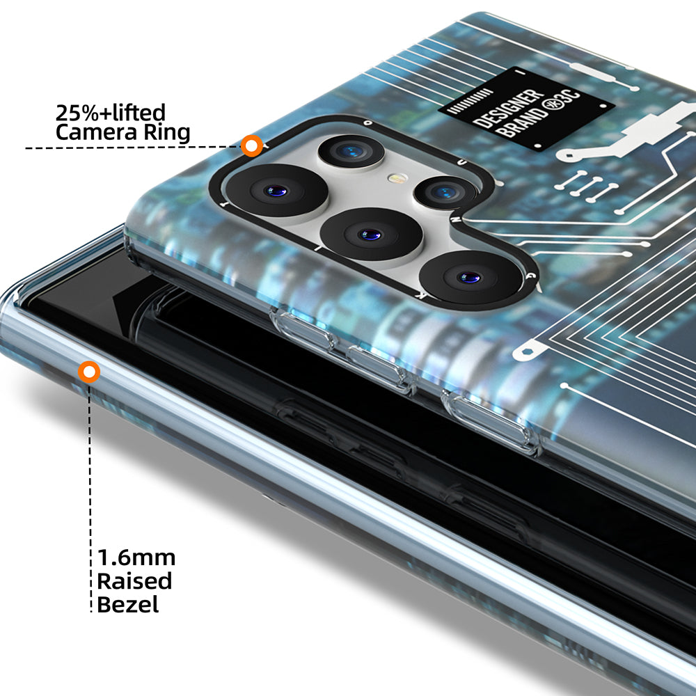 YoungKit Technology Serisi Galaxy S22 Ultra Telefon Kılıfı - 6