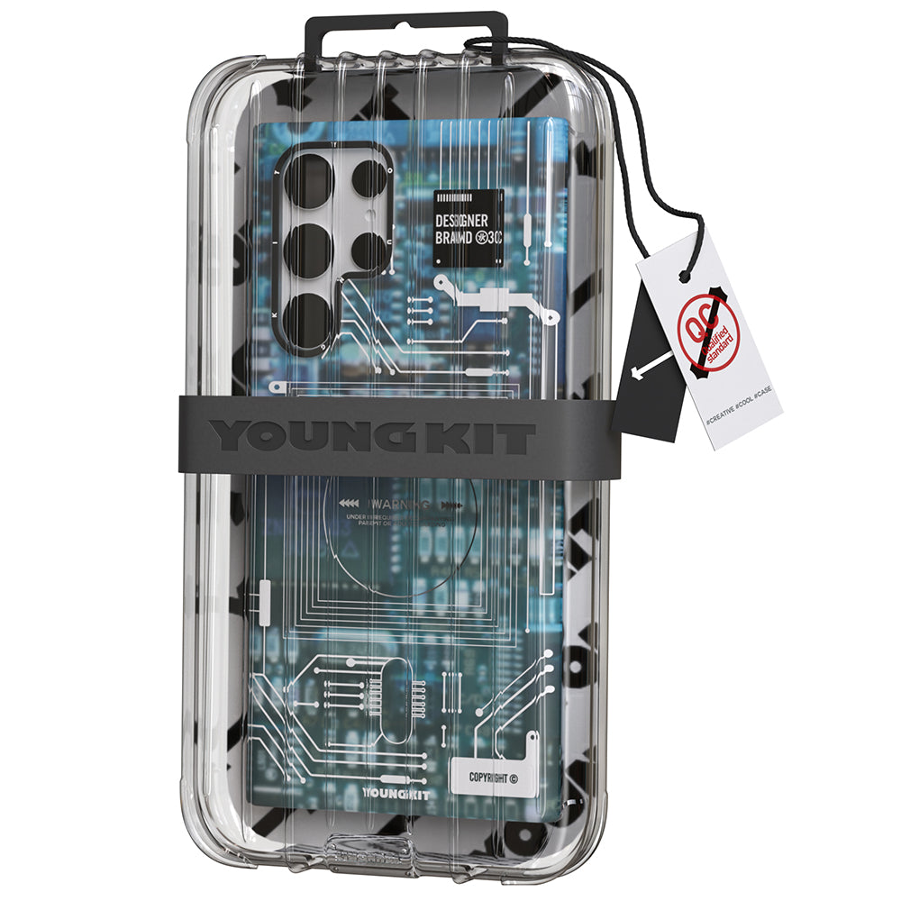 YoungKit Technology Serisi Galaxy S22 Ultra Telefon Kılıfı - 5