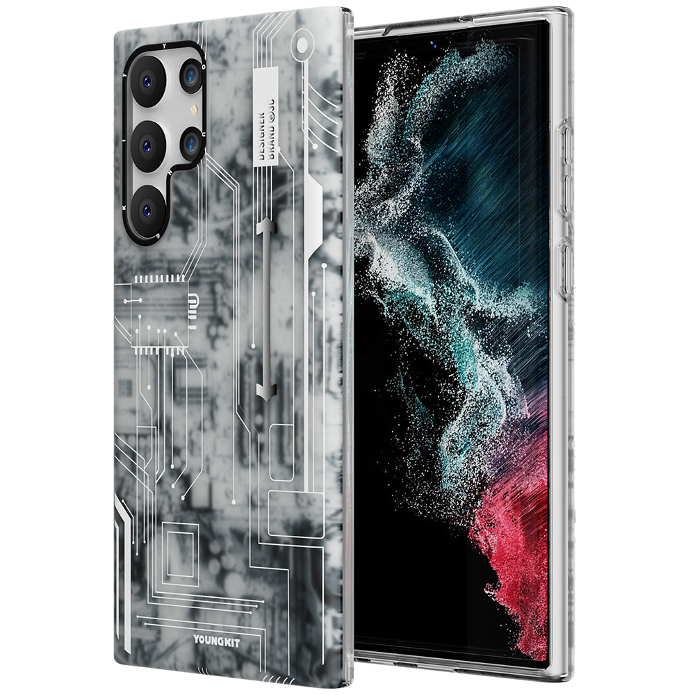 YoungKit Technology Serisi Galaxy S22 Ultra Telefon Kılıfı - 12