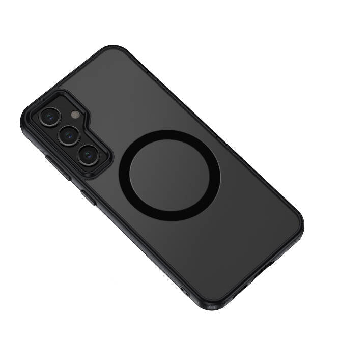 Cepax Matte Magsafe Galaxy S23 FE Sert PC Arka Yüzey Kablosuz Şarj Özellikli Telefon Kılıfı - 3
