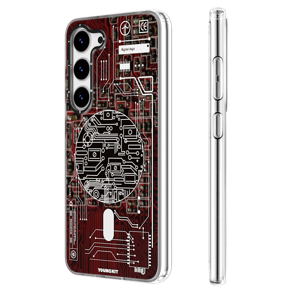 YoungKit Technology Serisi Galaxy S23 Magsafe Şarj Özellikli Telefon Kılıfı - 2