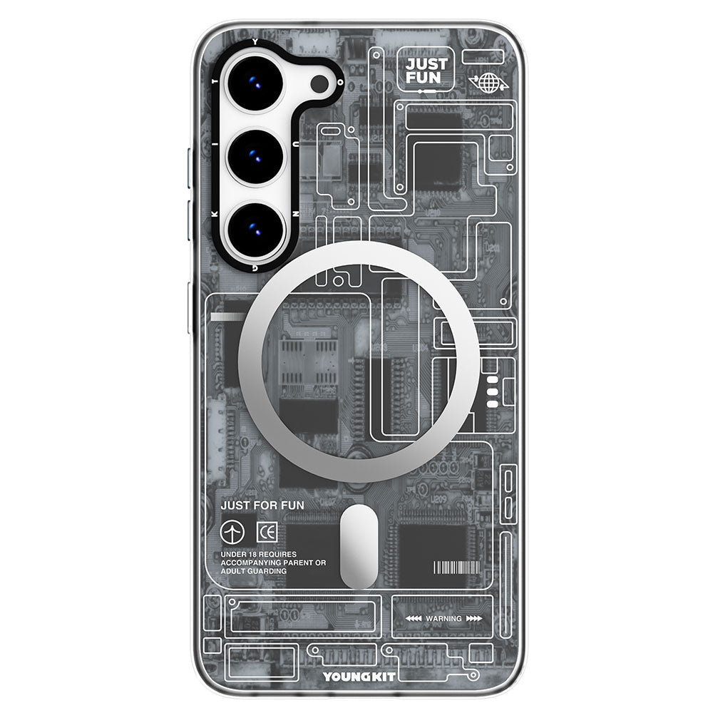 YoungKit Technology Serisi Galaxy S23 Magsafe Şarj Özellikli Telefon Kılıfı - 7