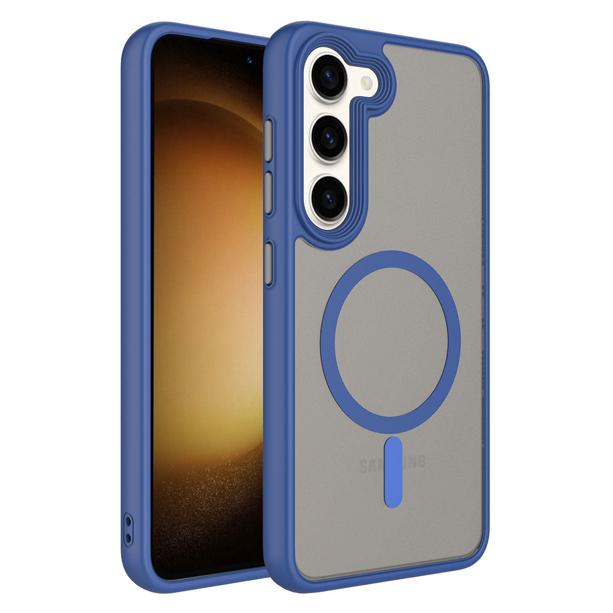 Cepax Matte Magsafe Galaxy S23 Mat Arka Yüzey Kablosuz Şarj Özellikli Telefon Kılıfı - 2