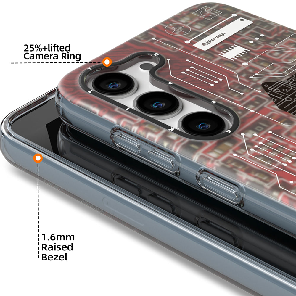 YoungKit Technology Serisi Galaxy S23 Kılıf Telefon Kılıfı - 7