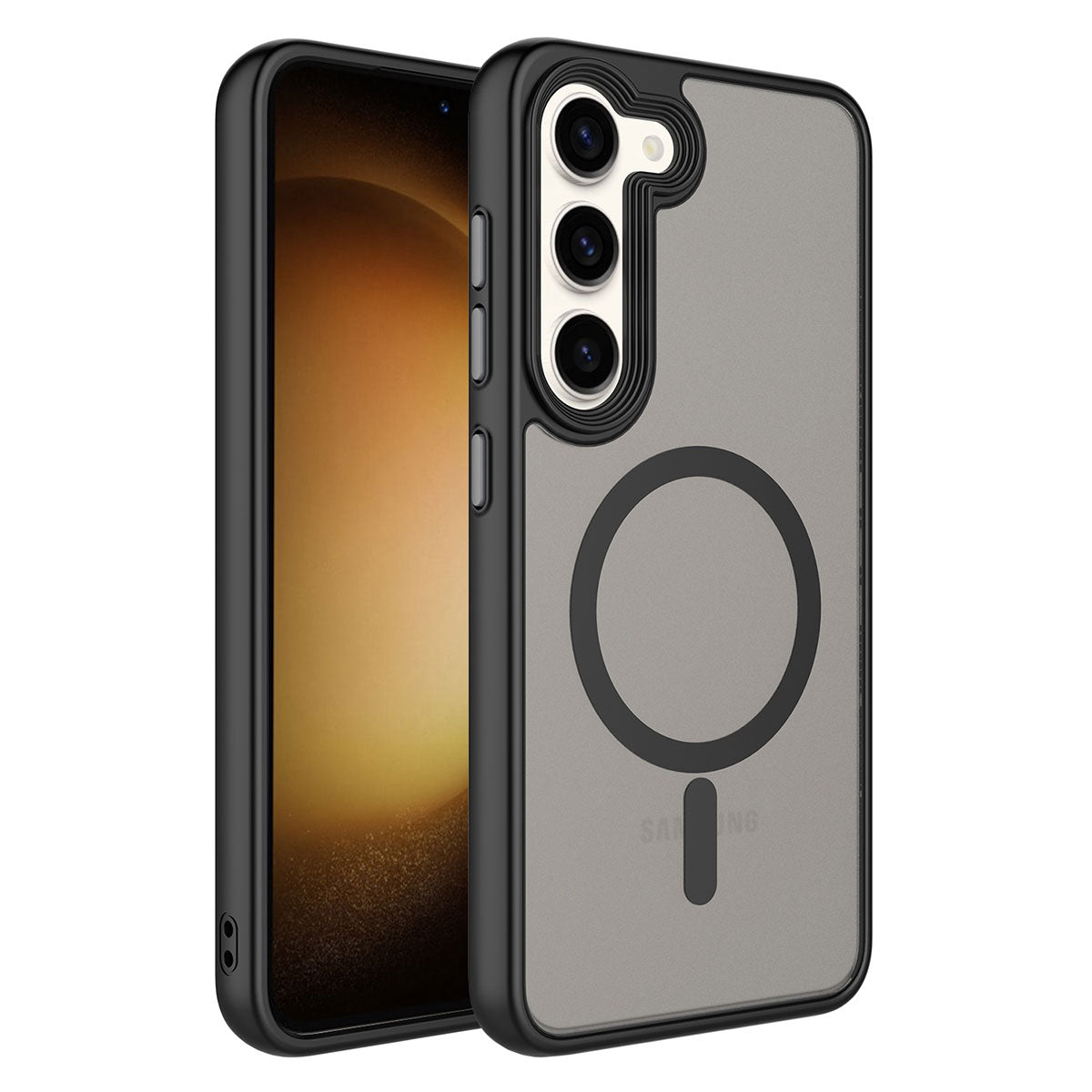 Cepax Matte Magsafe Galaxy S23 Plus Mat Arka Yüzey Kablosuz Şarj Özellikli Telefon Kılıfı - 3
