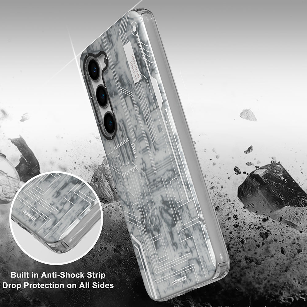 YoungKit Technology Serisi Galaxy S23 Plus Telefon Kılıfı - 8