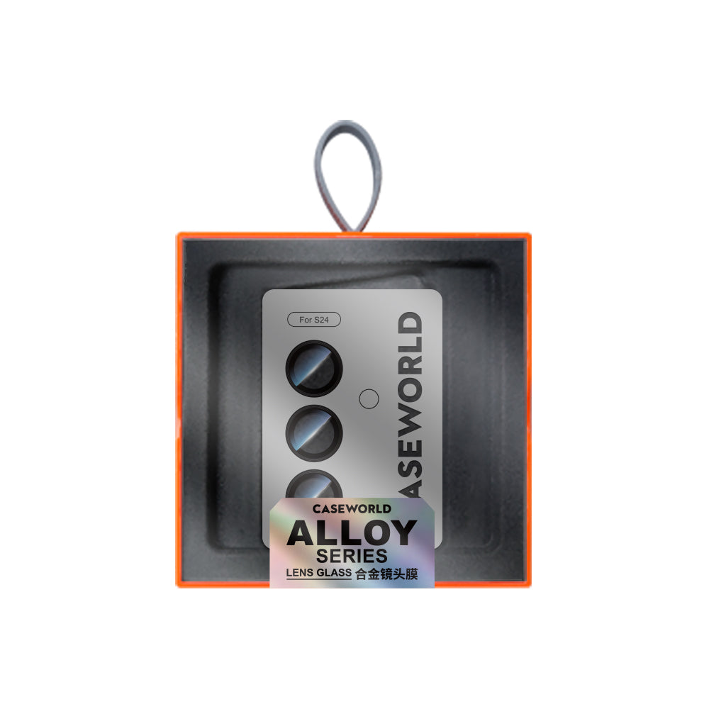 CaseWorld Alloy Serisi Galaxy S24 Oleofobik Anti Reflective Kamera Lens Koruyucu