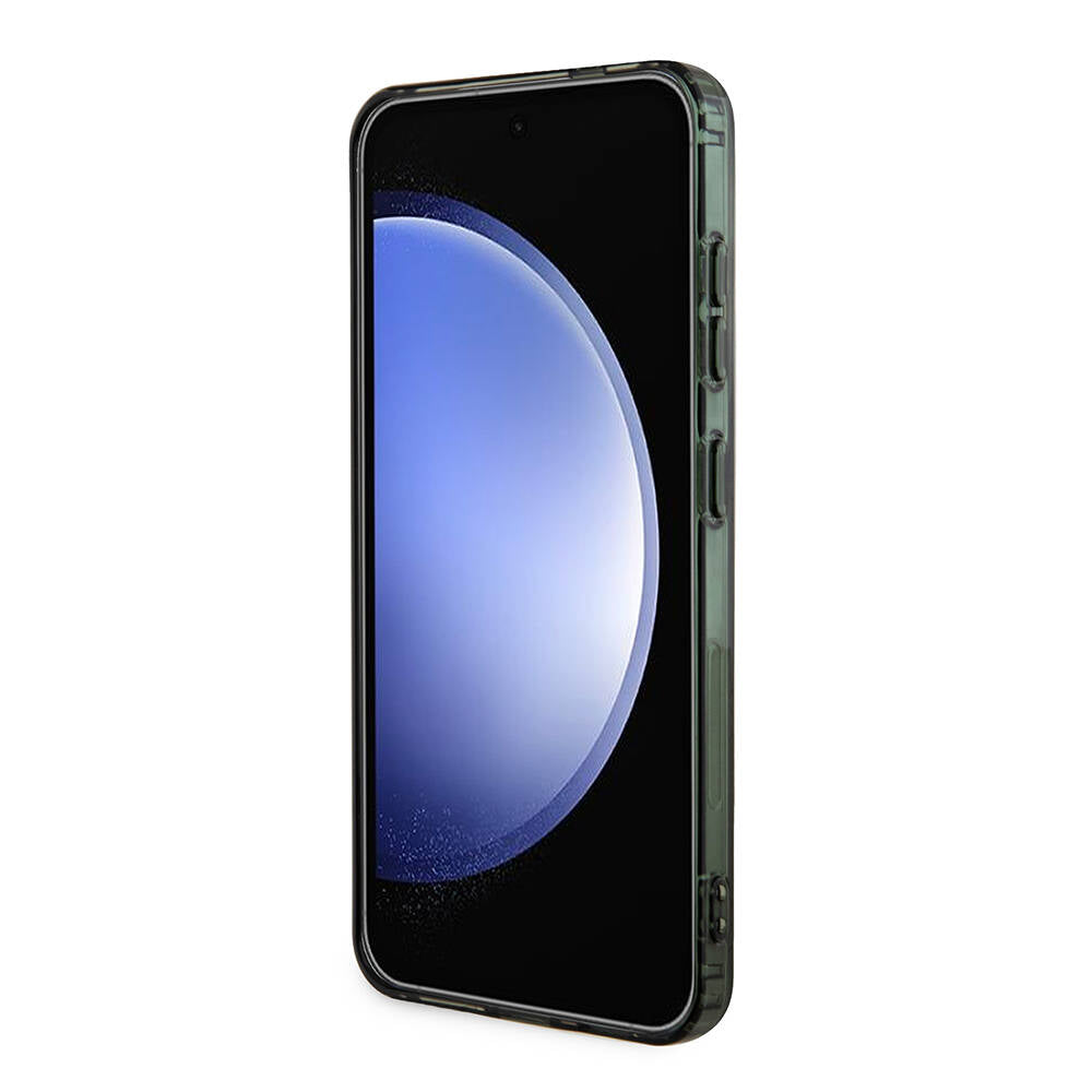 Lacoste Galaxy S24 Orjinal Lisanslı M-safe Şarj Özellikli Çift Katmanlı Timsah Logolu Blend Monogram Kılıf