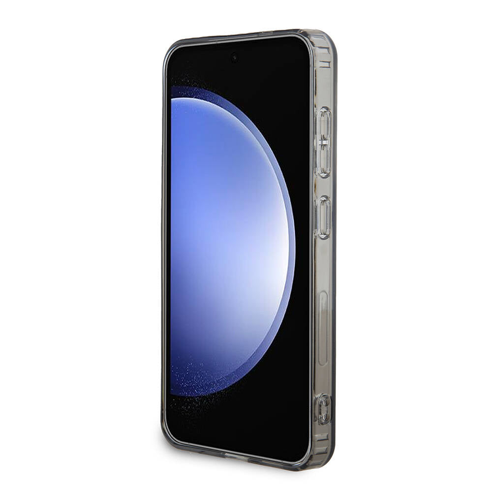 Lacoste Galaxy S24 Orjinal Lisanslı M-safe Şarj Özellikli Transparan Timsah Logo Baskılı Kılıf