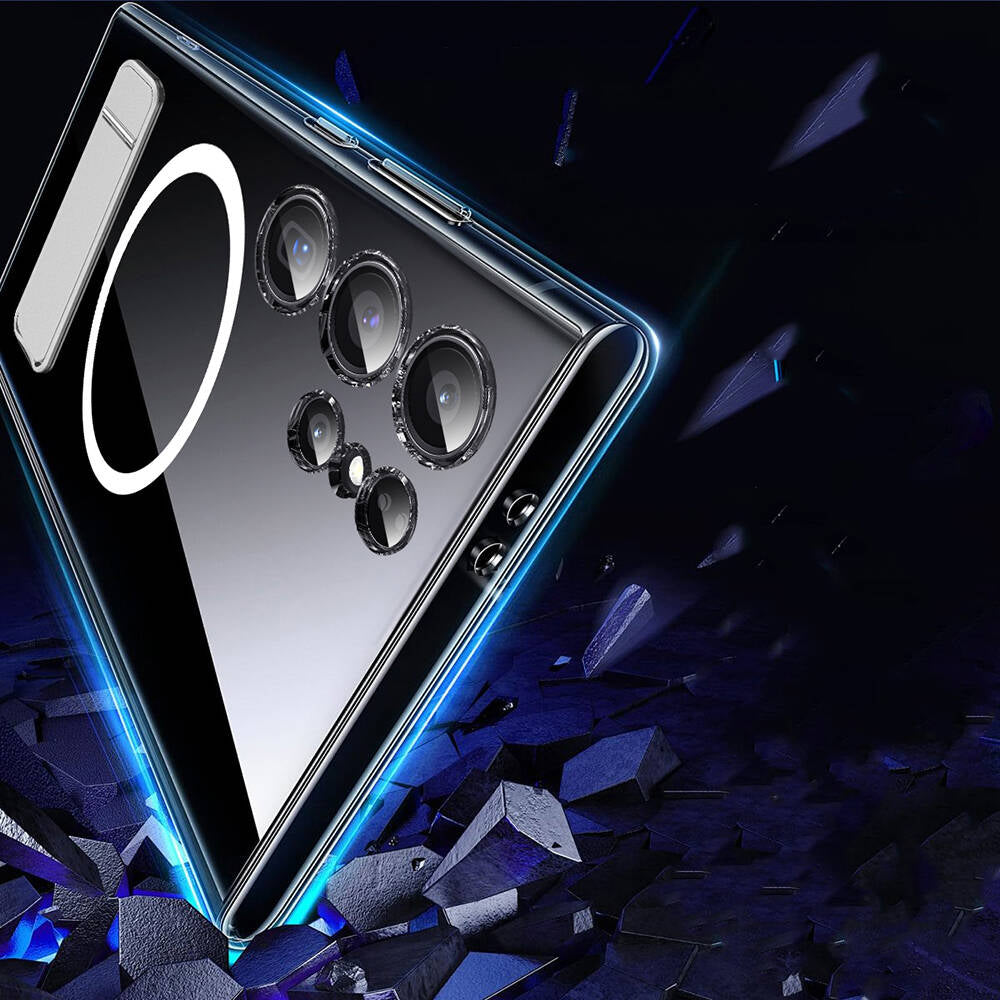 Wiwu KCC-025 Aurora Serisi Galaxy S24 M-safe Şarj Özellikli Kamera Korumalı Standlı Kılıf