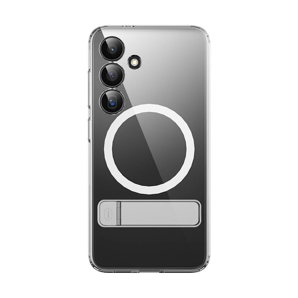 Wiwu KCC-025 Aurora Serisi Galaxy S24 M-safe Şarj Özellikli Kamera Korumalı Standlı Kılıf