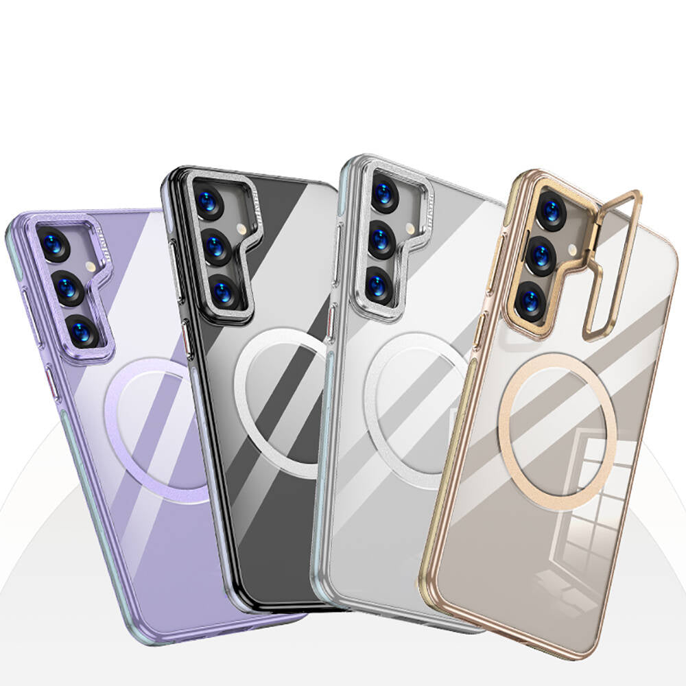 Wlons Galaxy S24 M-safe Şarj Özellikli Standlı Efsane Kılıf