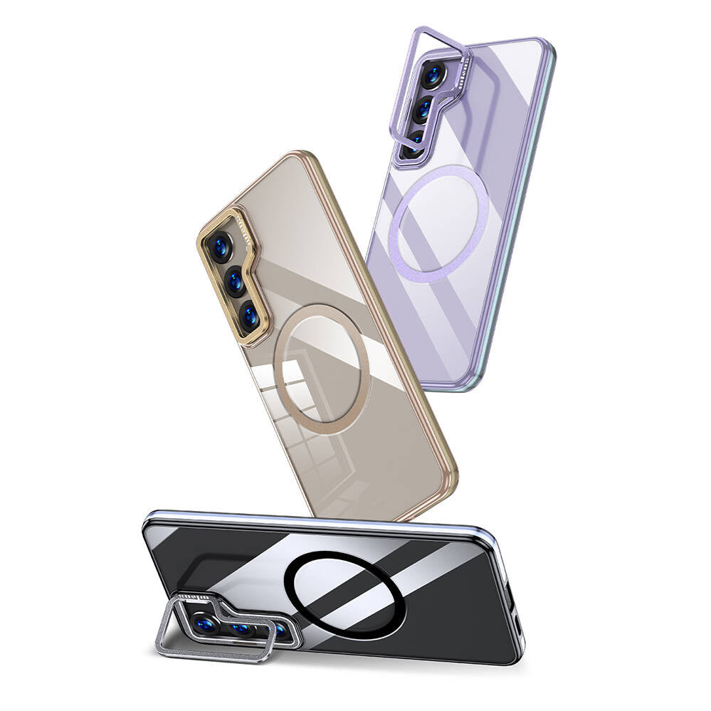 Wlons Galaxy S24 M-safe Şarj Özellikli Standlı Efsane Kılıf