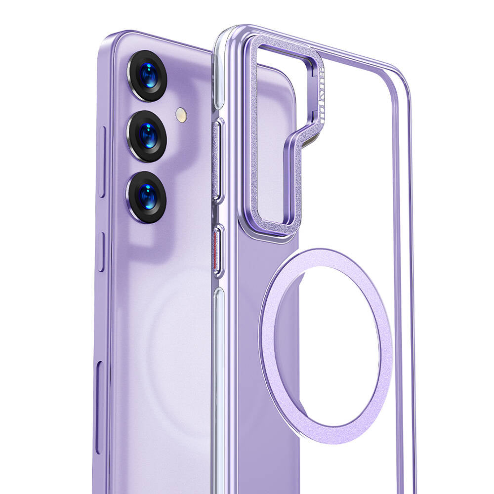 Wlons Galaxy S24 M-safe Şarj Özellikli Standlı Efsane Kılıf
