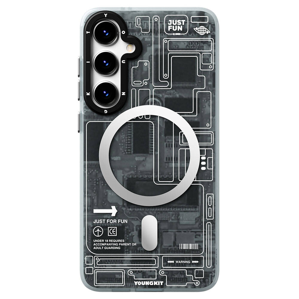 YoungKit Technology Serisi Galaxy S24 Magsafe Şarj Özellikli Telefon Kılıfı - 8