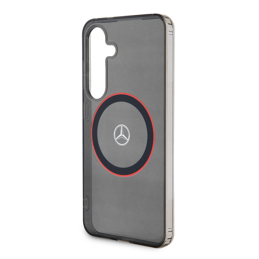 Mercedes Benz Galaxy S24 Orjinal Lisanslı IML Yıldız Logolu Red Ring Magsafe Kılıf
