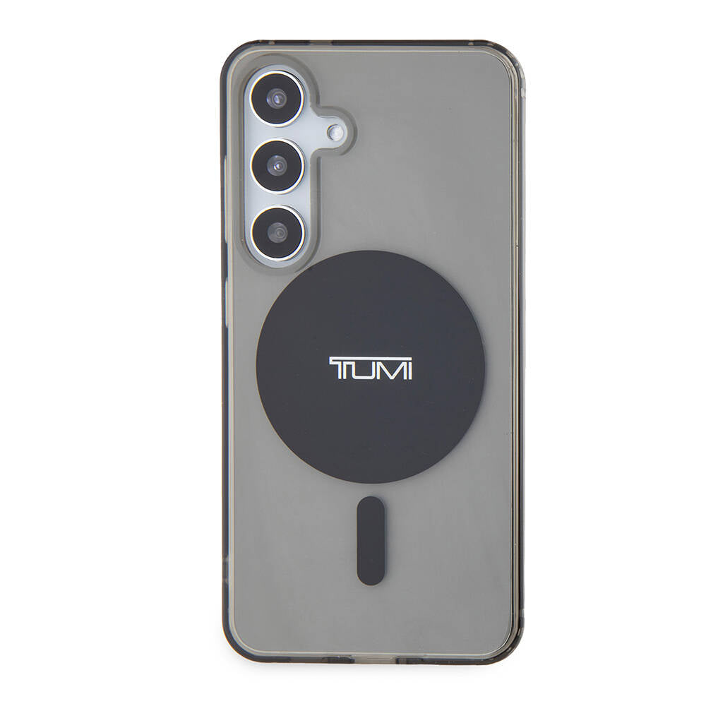TUMI Galaxy S24 Orjinal Lisanslı M-safe Şarj Özellikli Airbag Köşeli Transparan Plain Kılıf