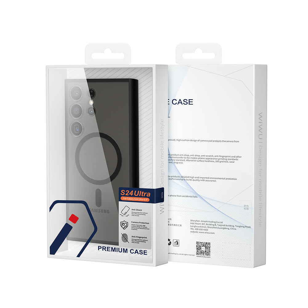 Wiwu FGG-024 Galaxy S24 M-safe Şarj Özellikli Lekelere Dayanıklı Kılıf