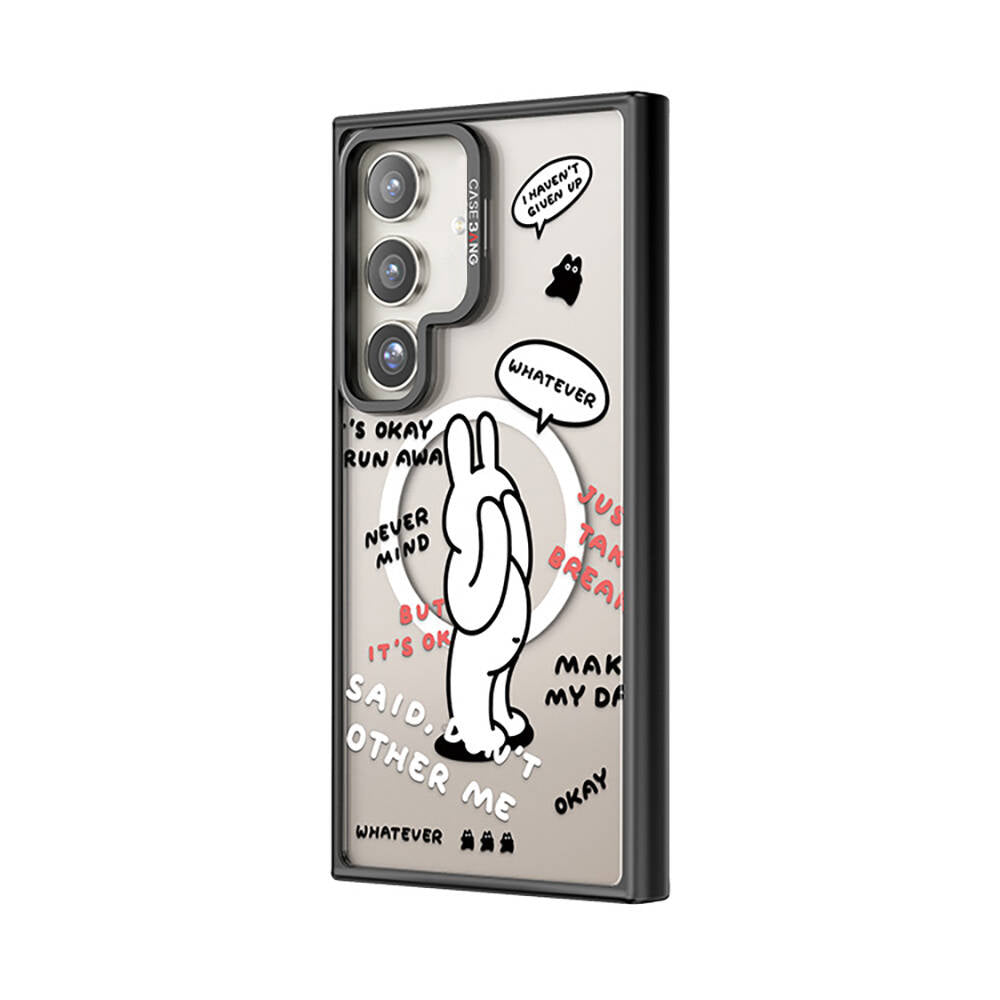 Casebang Chill Out Serisi Galaxy S24 M-safe Şarj Özellikli Mıknatıslı Arka Panel