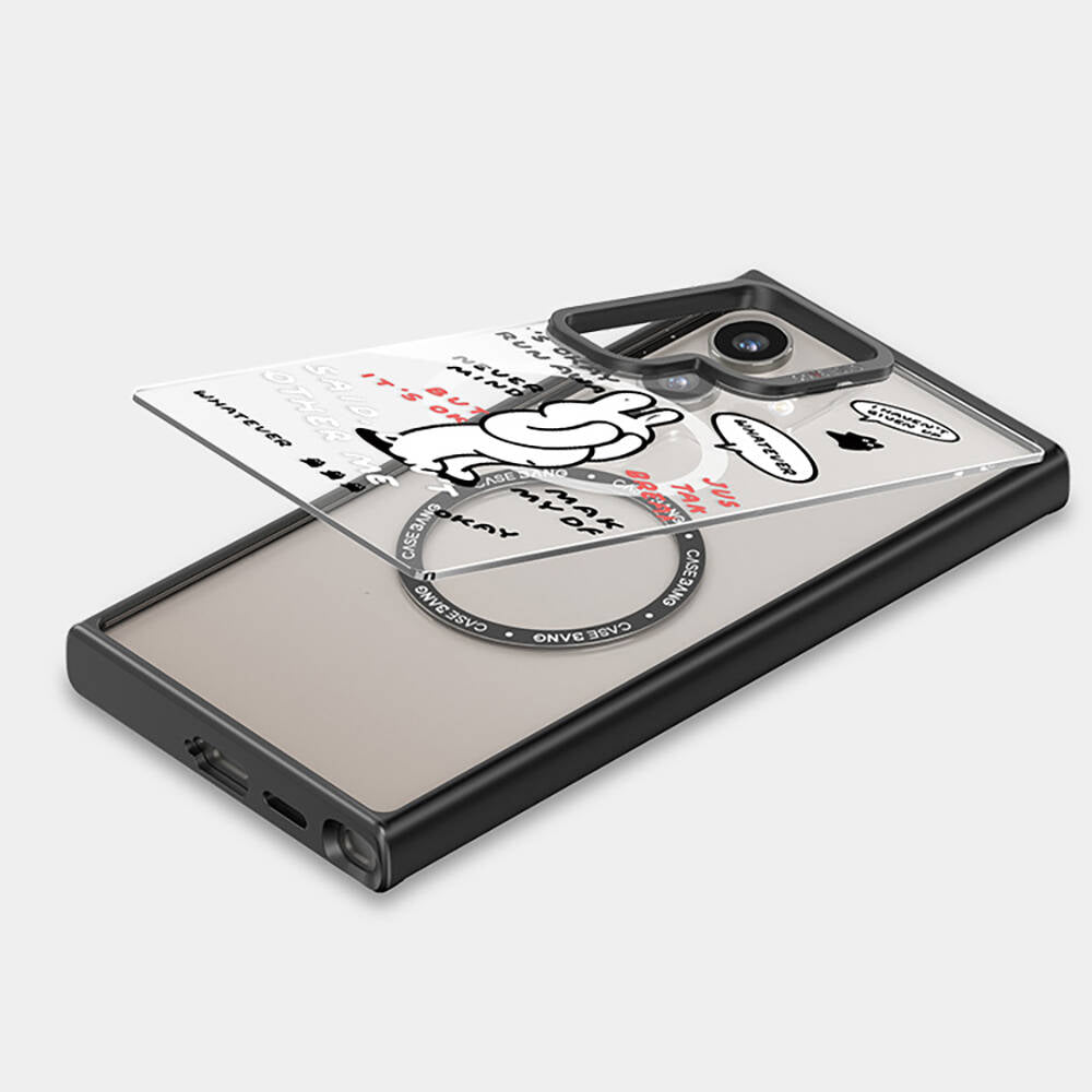 Casebang Chill Out Serisi Galaxy S24 M-safe Şarj Özellikli Mıknatıslı Arka Panel