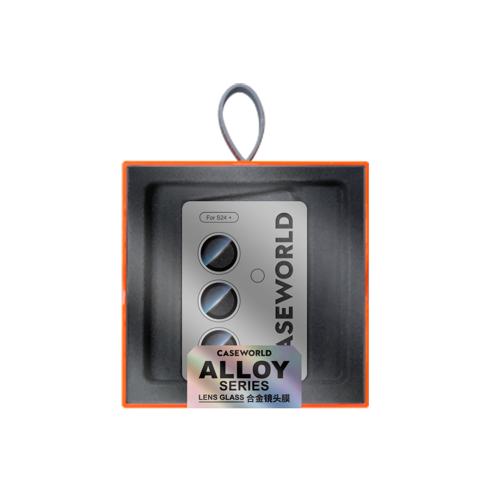 CaseWorld Alloy Serisi Galaxy S24 Plus Oleofobik Anti Reflective Kamera Lens Koruyucu