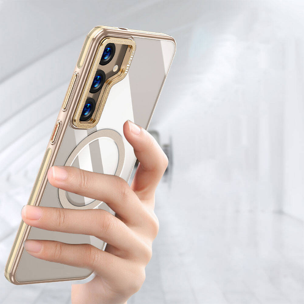 Wlons Standlı Efsane Galaxy S24 Plus M-safe Şarj Özellikli Kılıf