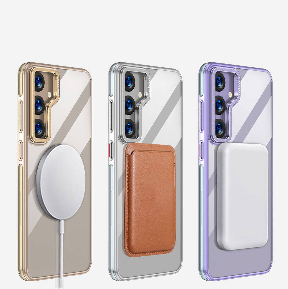 Wlons Standlı Efsane Galaxy S24 Plus M-safe Şarj Özellikli Kılıf