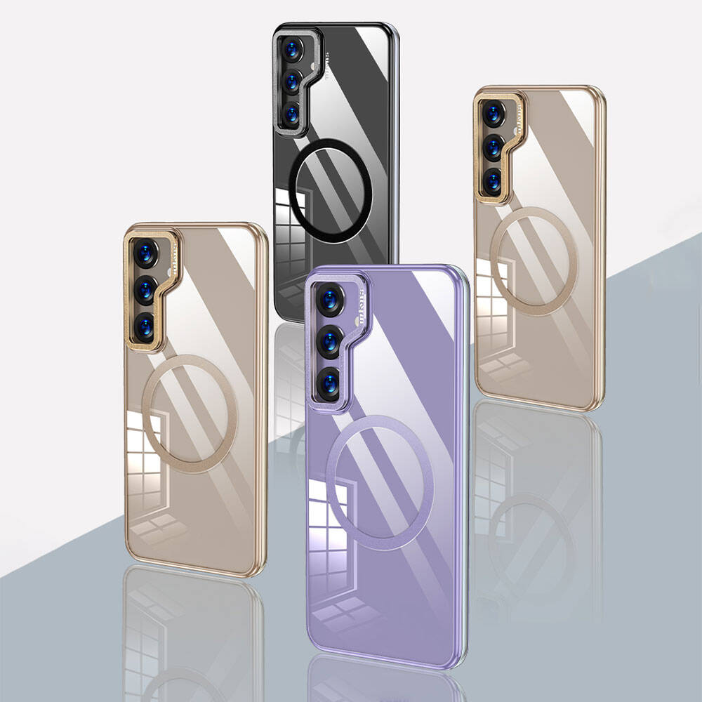 Wlons Standlı Efsane Galaxy S24 Plus M-safe Şarj Özellikli Kılıf